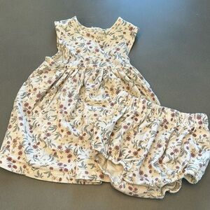 Rylee + Cru Floral Dress with Bloomers